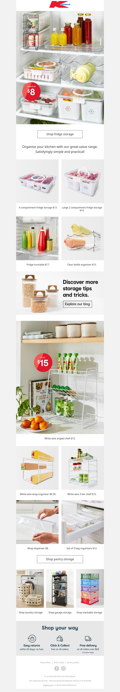 Fridge & pantry storage, $20 and under  🥒🍅