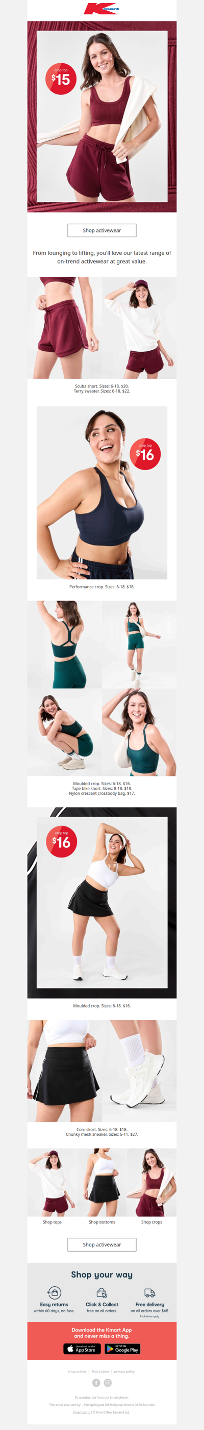 Update your workout wardrobe 💪