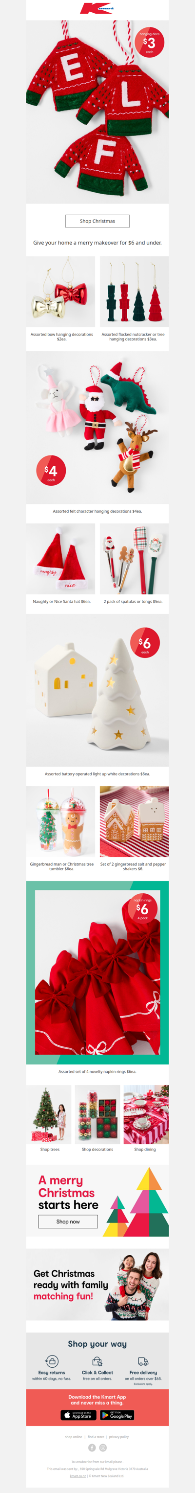 Merry décor all $6 and under 🎄