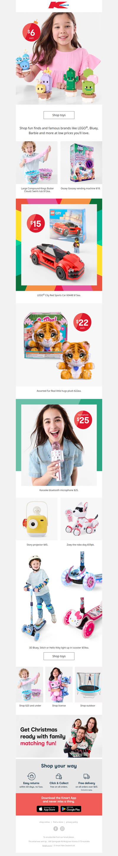 Fave toys from just $6 🎄🙌