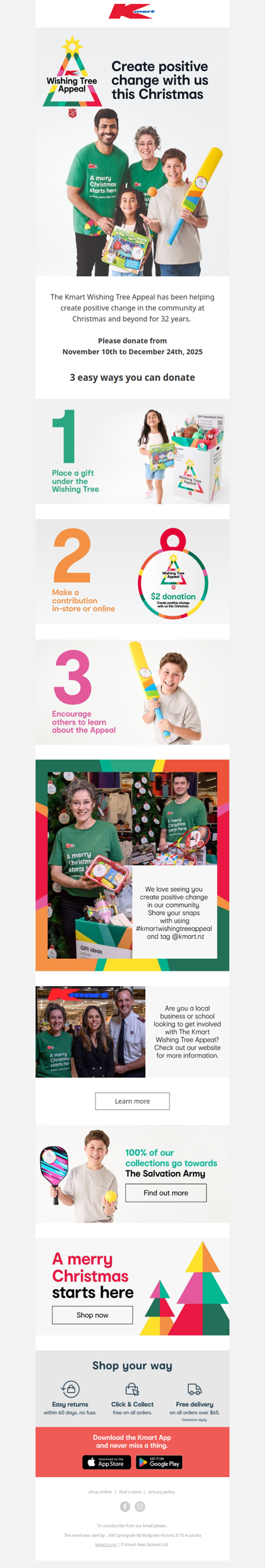 The Kmart Wishing Tree Appeal 🎄