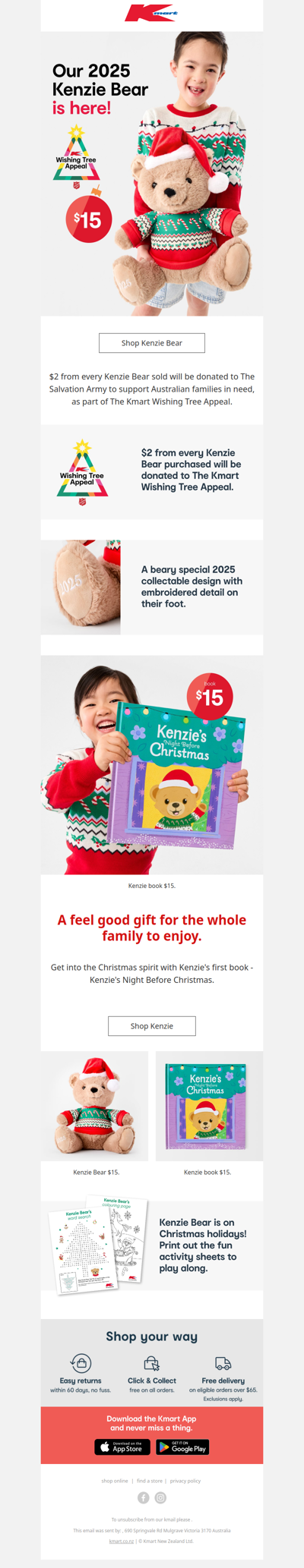 Kenzie Bear keeps on giving! 🧸