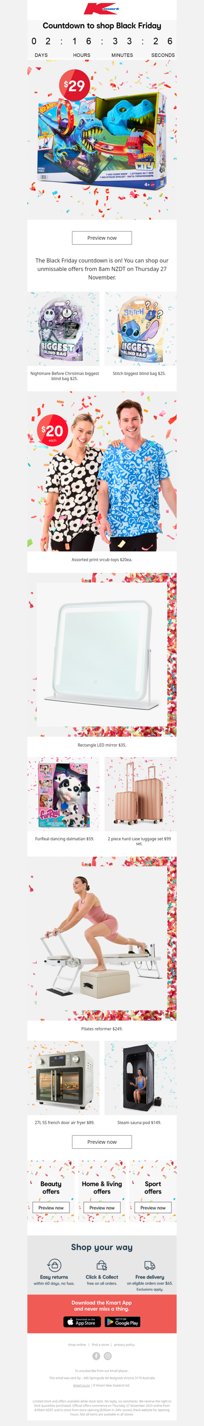 Black Fridayˇs coming fast! ⏰