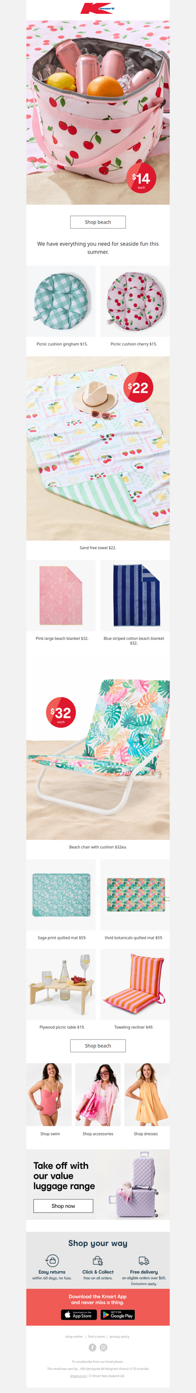 Beach fun sorted from $14 🌊