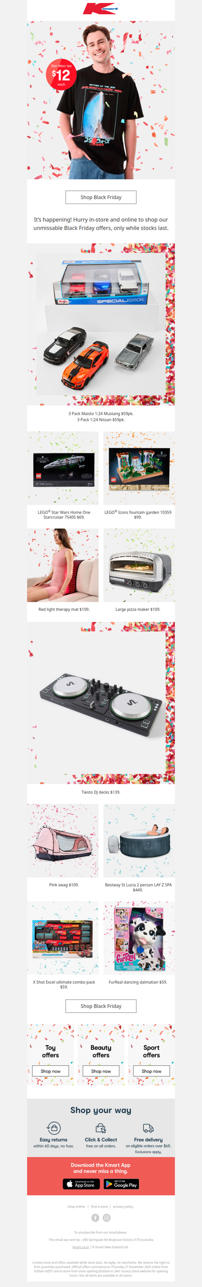 It’s here! Run to shop Black Friday 🏃‍♂️