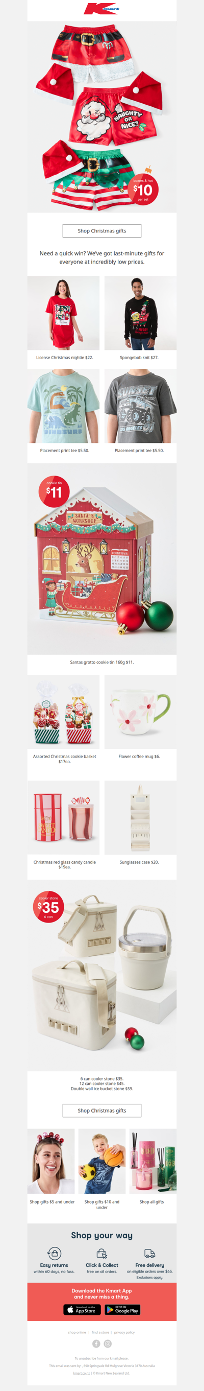 Need last-minute gifts? Too easy. 🎁🎅