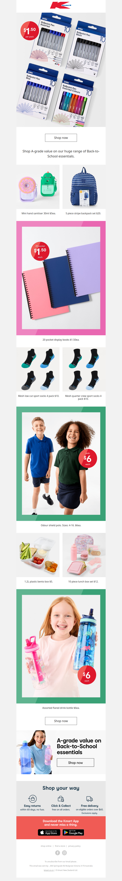 School essentials from just $1.50! 📕