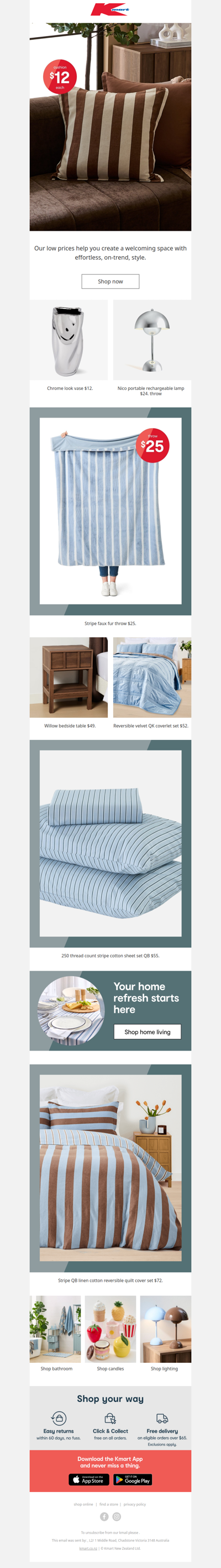 Fresh new looks, same low prices! 🙌