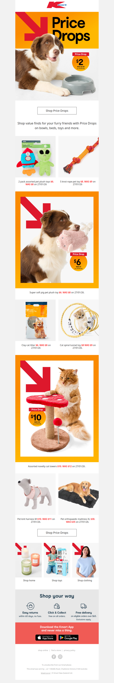 Pet Price Drops from $2! 🐾