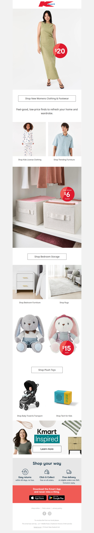 Refresh your home & wardrobe with low prices 🛒