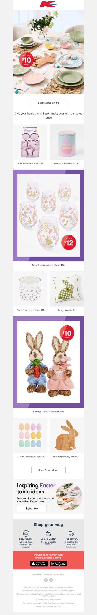 Set your Easter table in style! 🍽️