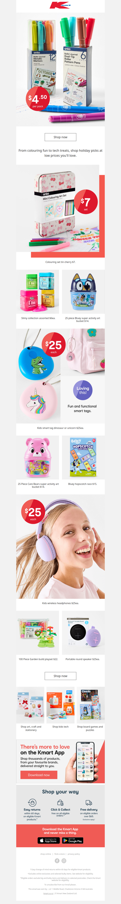 Holiday activities from $4.50 🖍️