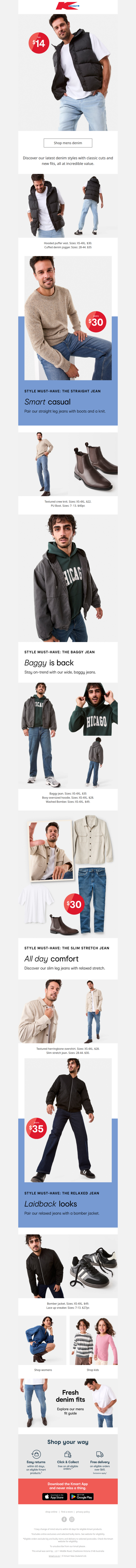 Our latest men’s denim looks 👖