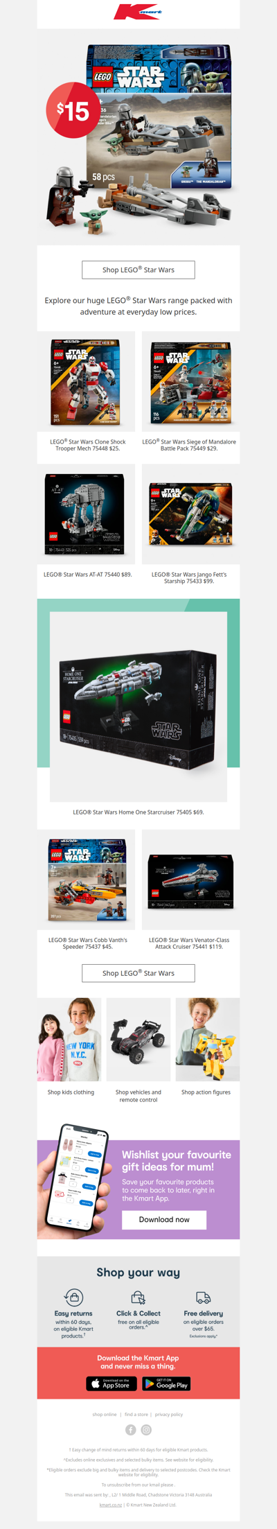 LEGO® Star Wars has landed 🚀