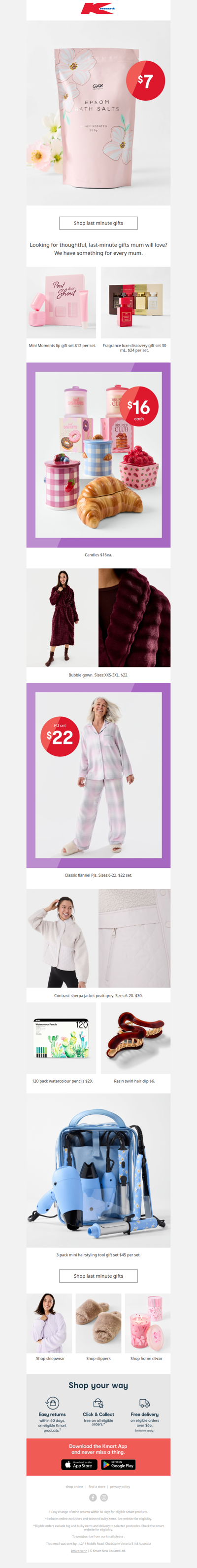 Last-minute gifts for mum ⏰