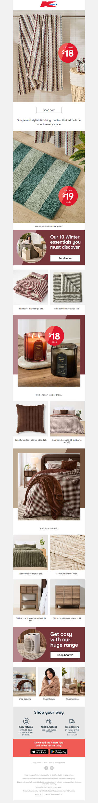 On-trend home essentials from $18 🛁