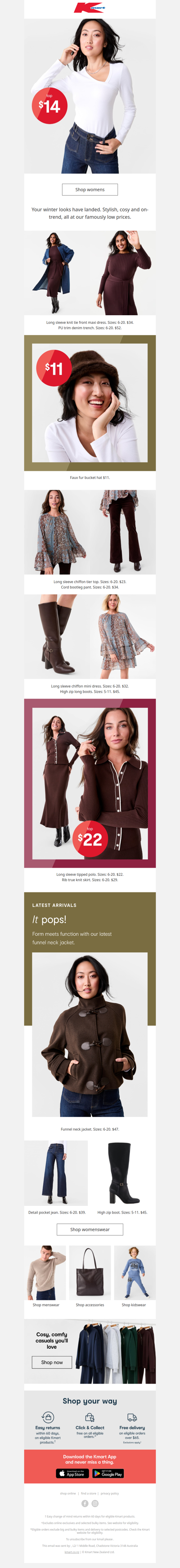 New season looks @ low prices 👏