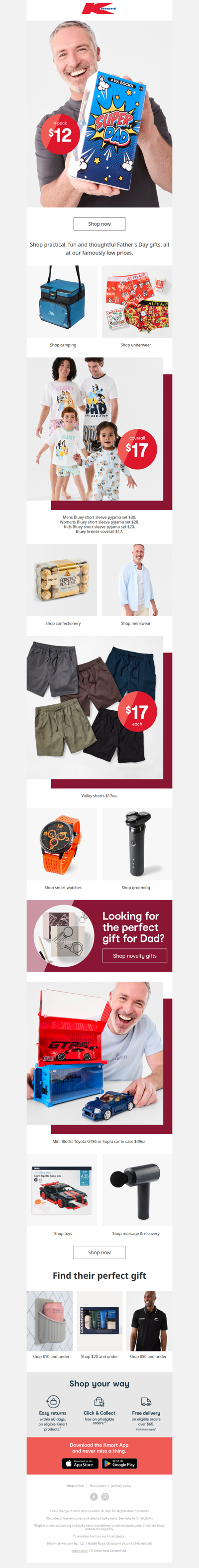 Make Dad’s Day from just $12. 🌟