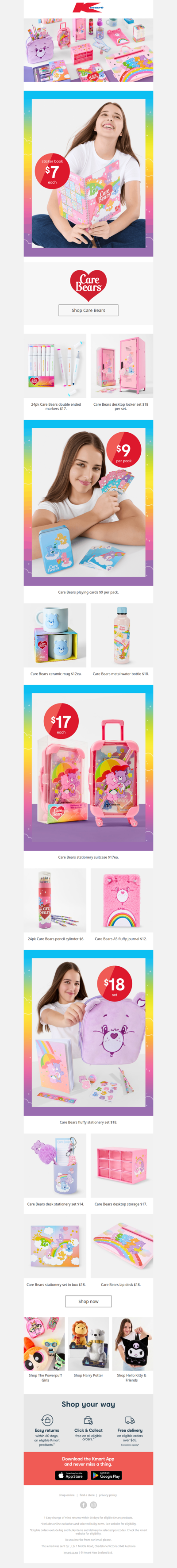 Cute and creative Care Bears essentials 💕