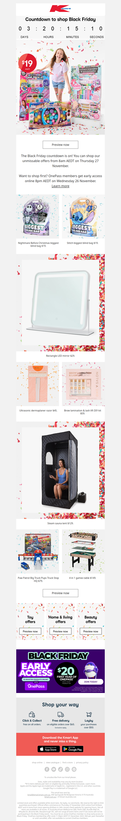 Black Friday's coming fast!