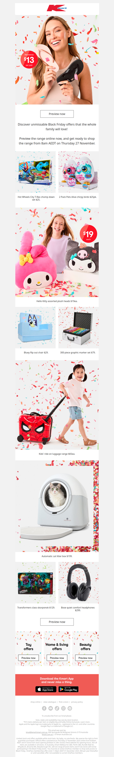 Our Black Friday family faves 🖤