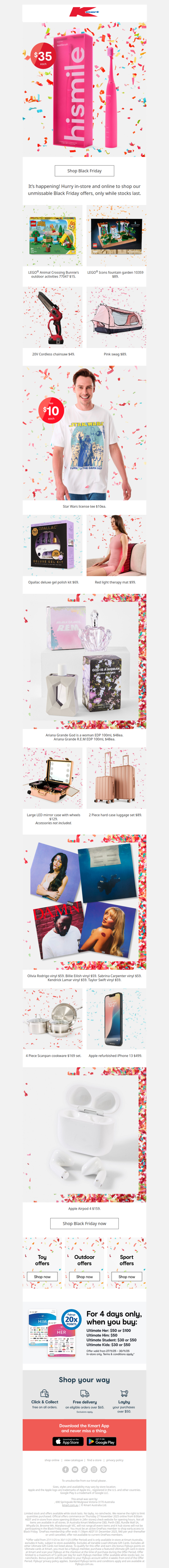 It’s here! Run to shop Black Friday 🏃‍♂️