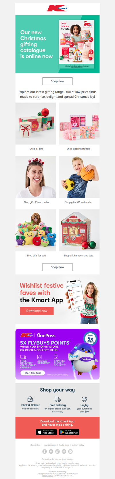 Gifting catalogue out now! 🎁