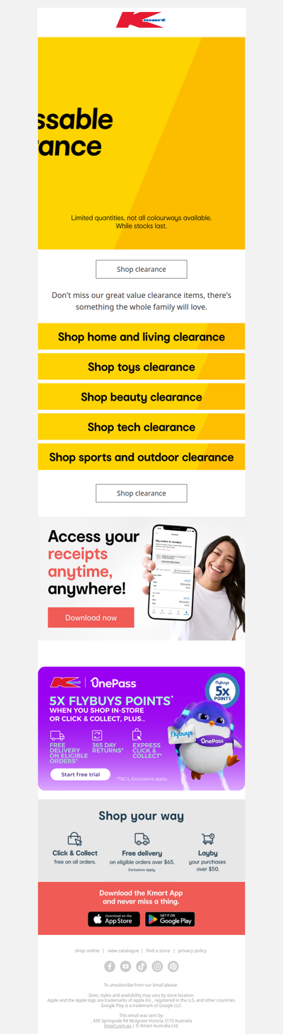 Quick! Unmissable clearance is on. 😍