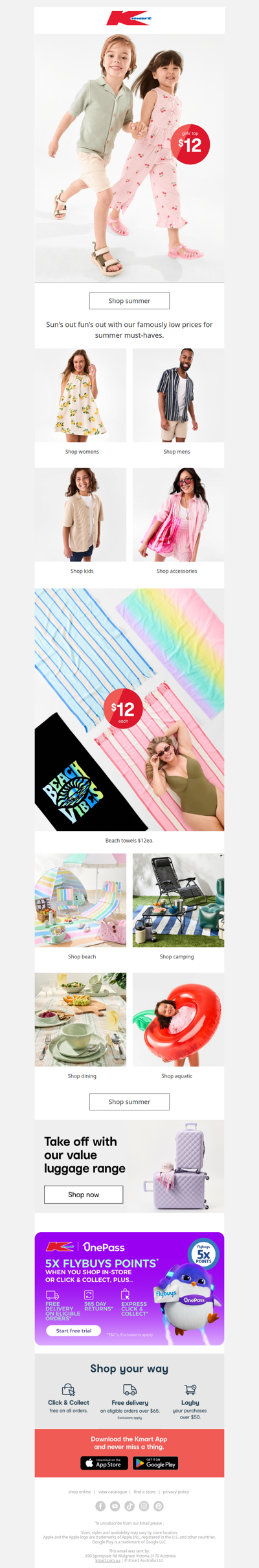 Summer lovin' value from $8 🔆