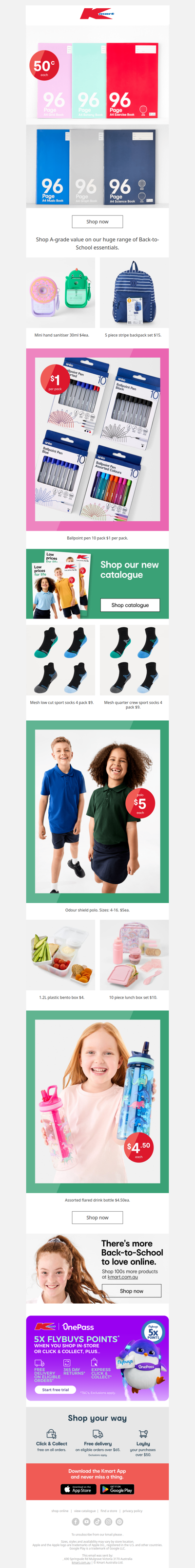 School essentials from just 50c!  📕