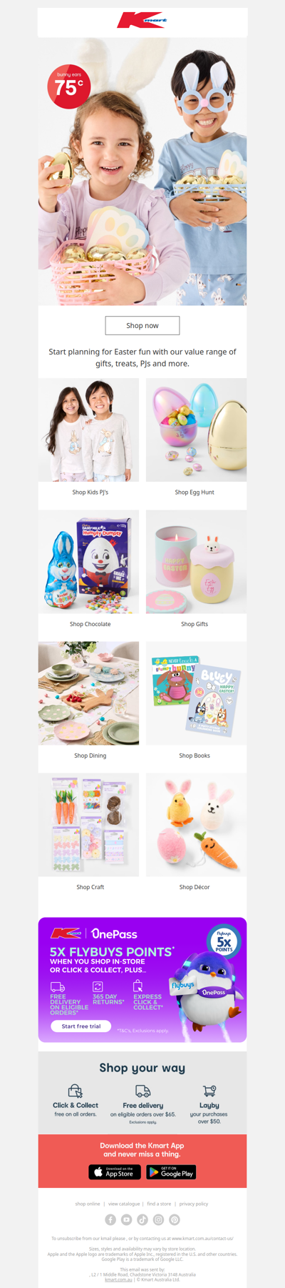 Hop in for our Easter range 🐰 🍫