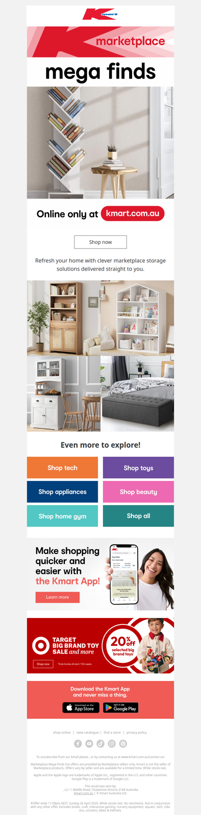 Marketplace mega storage finds are in! 😍