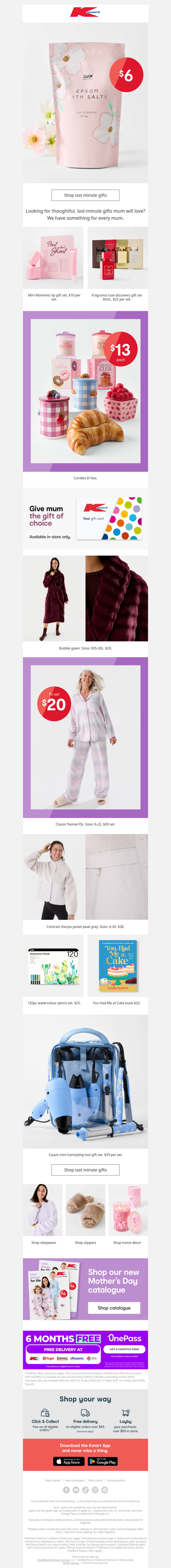 Last-minute gifts for mum ⏰