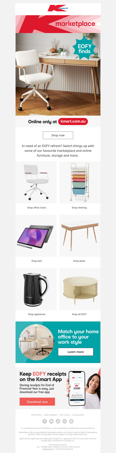 Shop End of Financial Year now! 🛒