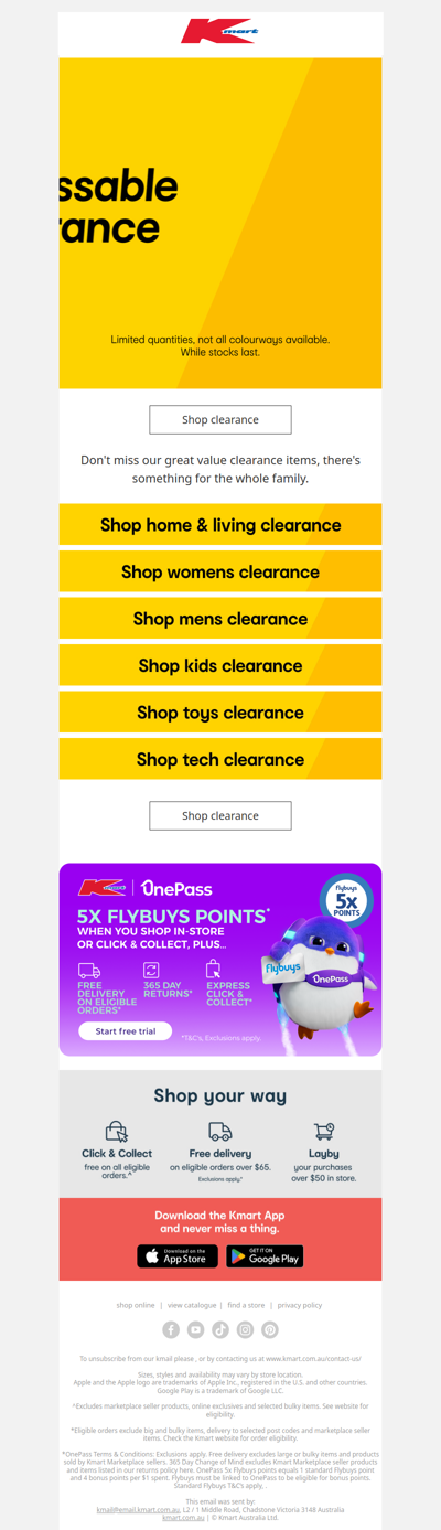 Clearance is calling, don't miss out! 🏷️