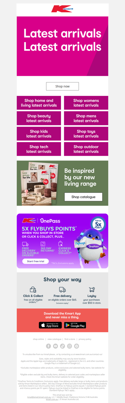 Discover the latest at Kmart ✨