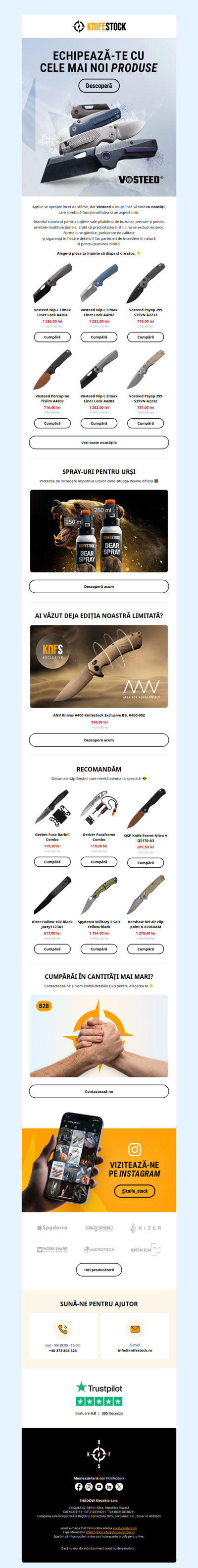 Selecția KNFS: De data aceasta cu noutățile Vosteed în prim-plan! 🔥