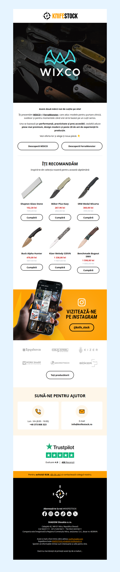 Descoperă două mărci noi pe site-ul nostru! 👉