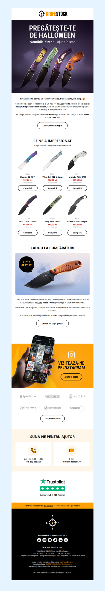 Pregătește-te de Halloween cu Kizer! 🎃
