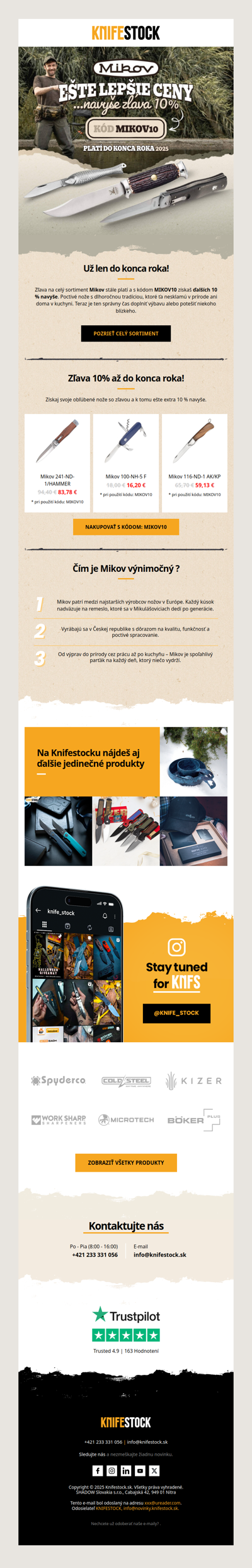 Posledná šanca: MIKOV – česká klasika so zľavou 10 %