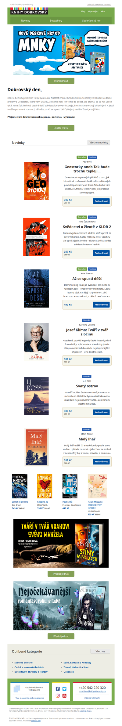 Neděli bez knih si ani neumíme představit🌞