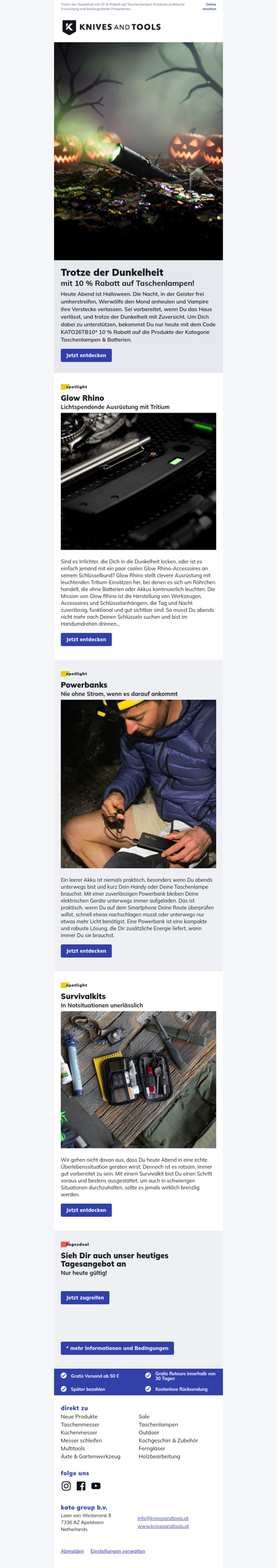 Es spukt heute Nacht? So bereitest Du Dich vor...