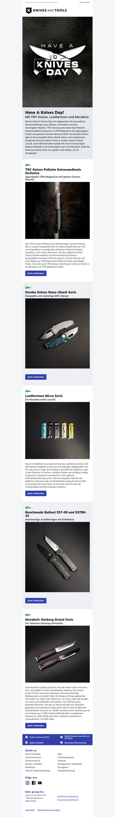 Have A Knives Day! Mit dem TRC Knives Polheim Knivesandtools Exclusive