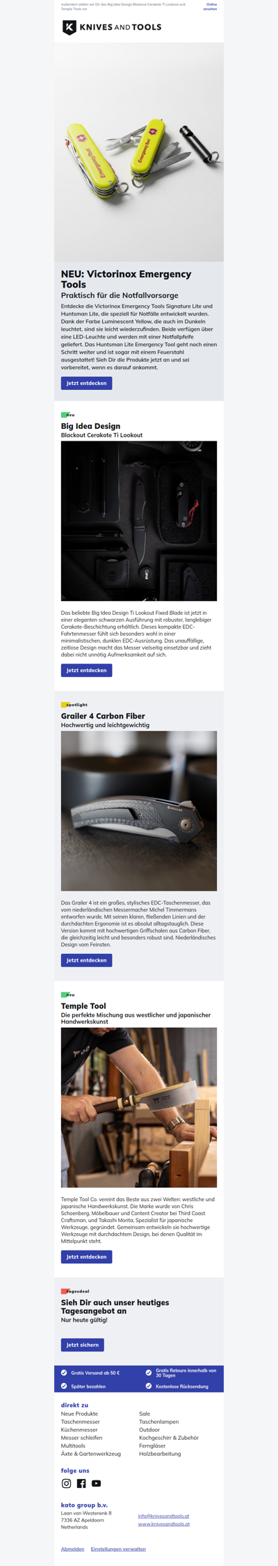 NEU: Victorinox Emergency Tools