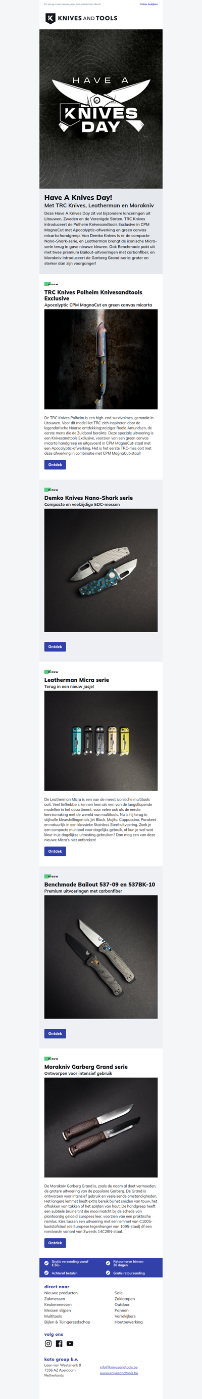 Have A Knives Day! Met de TRC Knives Polheim Knivesandtools Exclusive