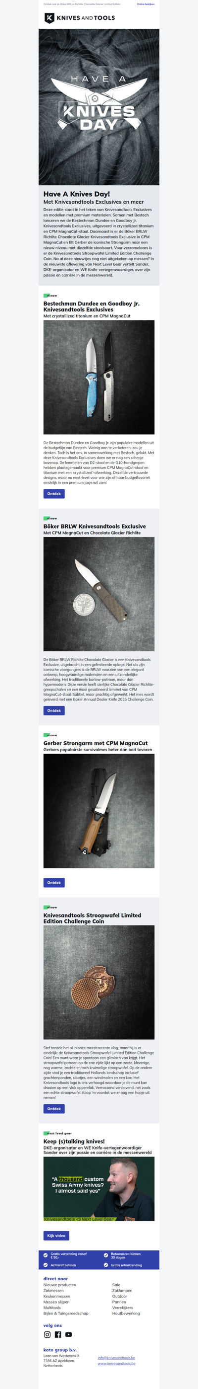 Have A Knives Day! Met Bestechman Dundee en Goodboy Jr. Knivesandtools Exclusives