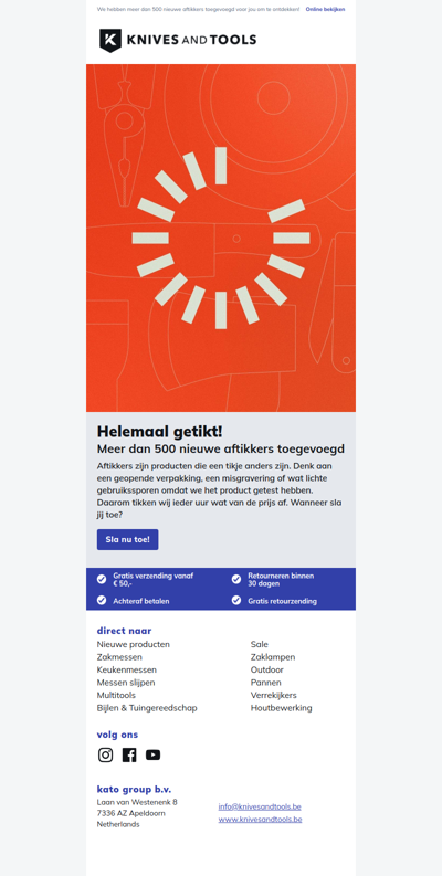 Helemaal getikt. Elke seconde telt met deze nieuwe aftikkers!