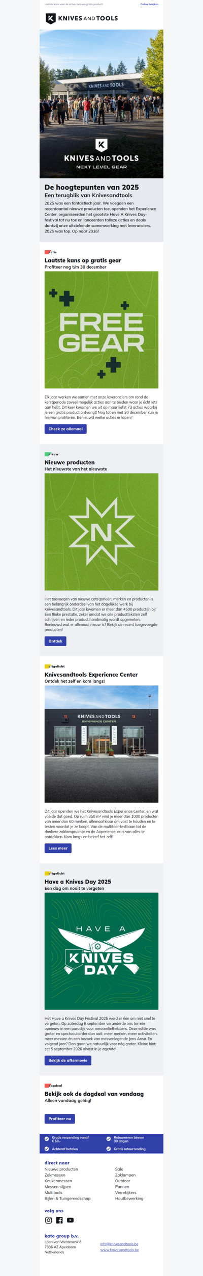 Kijk terug op 2025 met Knivesandtools