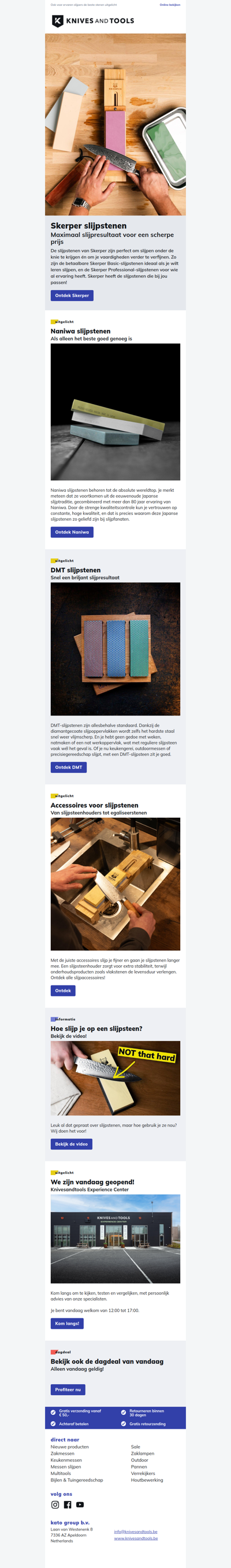 Nieuw jaar, nieuwe hobby: leer slijpen op slijpstenen