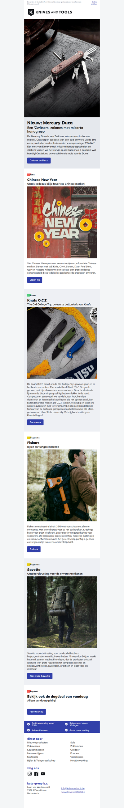 NIEUW: de Mercury Duca Zwitserse zakmessen!